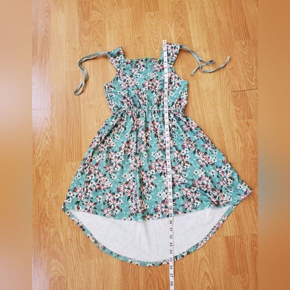 Trend Blossoms Sleeveless Hi-Low Midi Dress Kids sz 10 - Picture 12 of 15